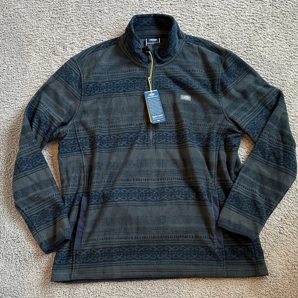 Men's NWT Blue Patterned Sweater